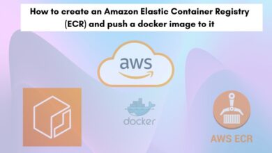 How to create an Amazon Elastic Container Registry (ECR) and push a docker image to it