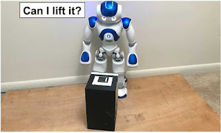 A technique allows robots to determine whether they are able to lift a heavy box A technique allows robots to determine whether they are able to lift a heavy box