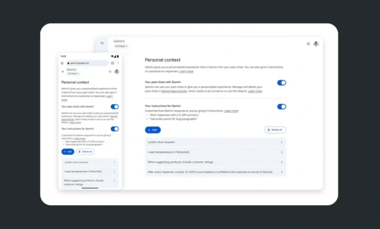Gemini-appen får nya smarta funktioner som tillfälliga chattar