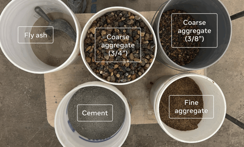 Using AI to make lower-carbon, faster-curing concrete